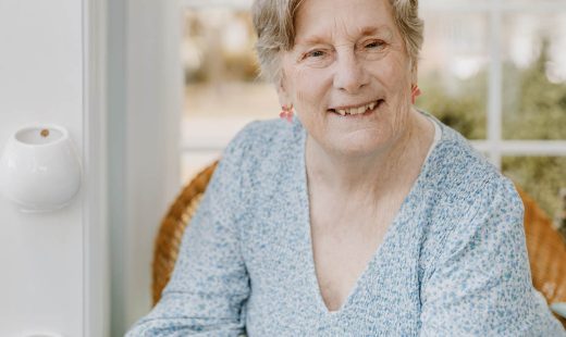 Casual smiling portrait of Dr. Gloria Vanderhorst, Maryland psychologist