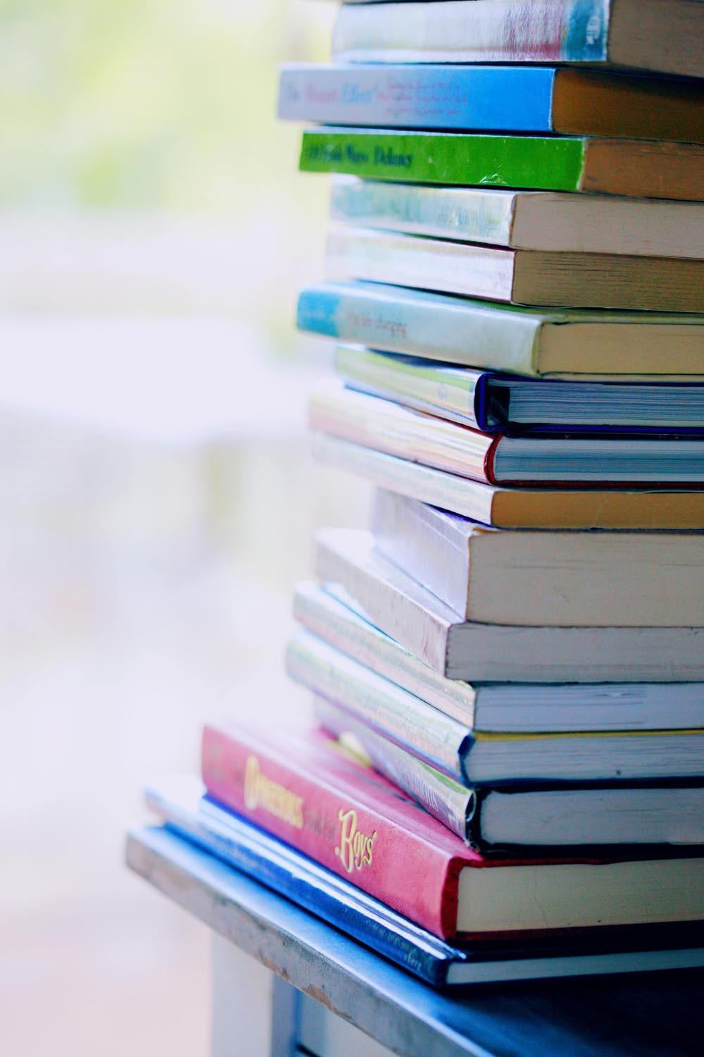 Books about boys and therapy, symbolizing emotional development and healing in Maryland and DC.