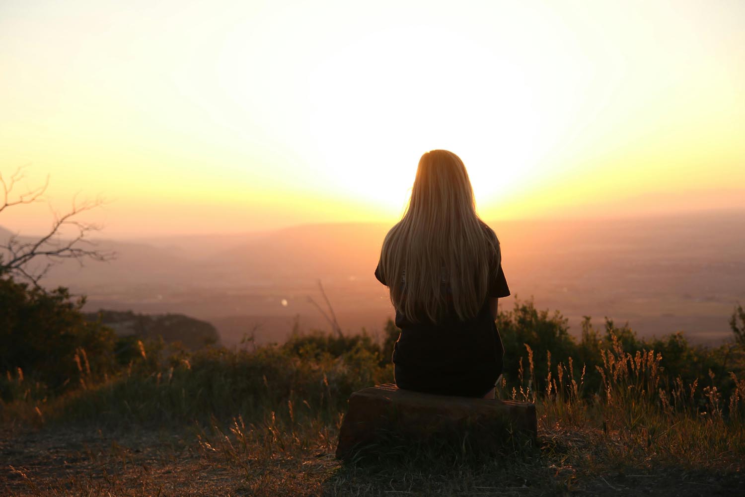A woman drawn to reflect the soul with a pink sunset, symbolizing gender norms and emotional reflection and in Maryland and DC.